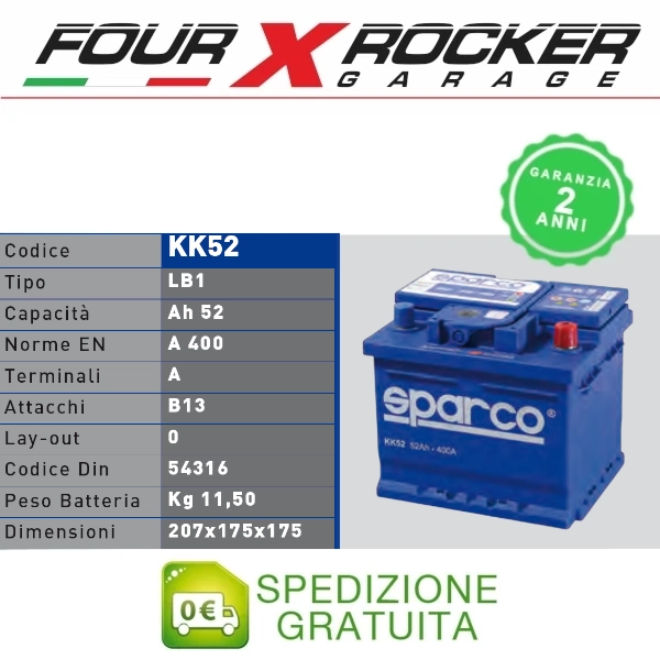 STACCABATTERIA 400A - Four X Rocker