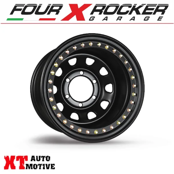 CERCHIO SCAMPANATO DAYTONA CON BEADLOCK 6 FORI 15x10 ET -44 CB 110