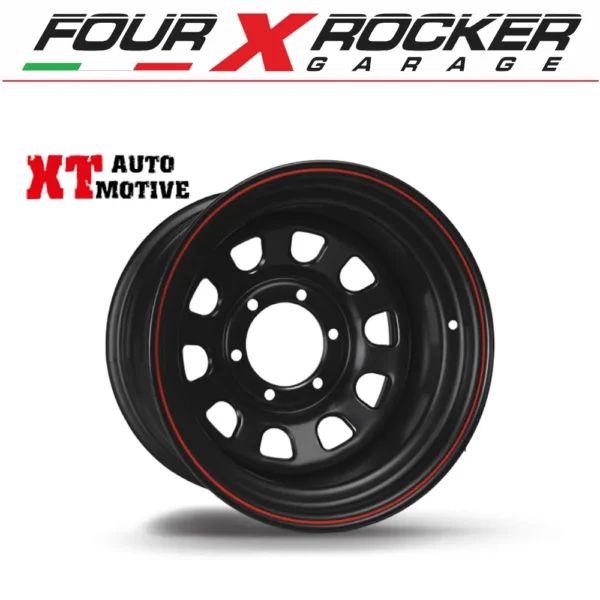 CERCHIO SCAMPANATO DAYTONA NERO 6 FORI 16x10 ET -30 CB110