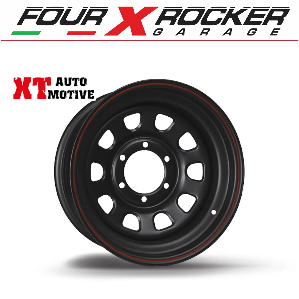 CERCHIO SCAMPANATO DAYTONA NERO 6 FORI 17x7 ET -10