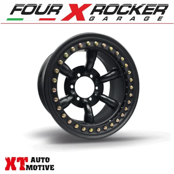 CERCHIO SCAMPANATO TRACROCK CON BEADLOCK 6 FORI 15X8 ET -35 CB 110