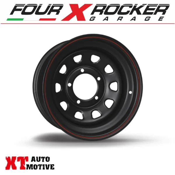 CERCHIO XT AUTOMOTIVE DAYTONA NERO PER 5 FORI 15x8 ET -30