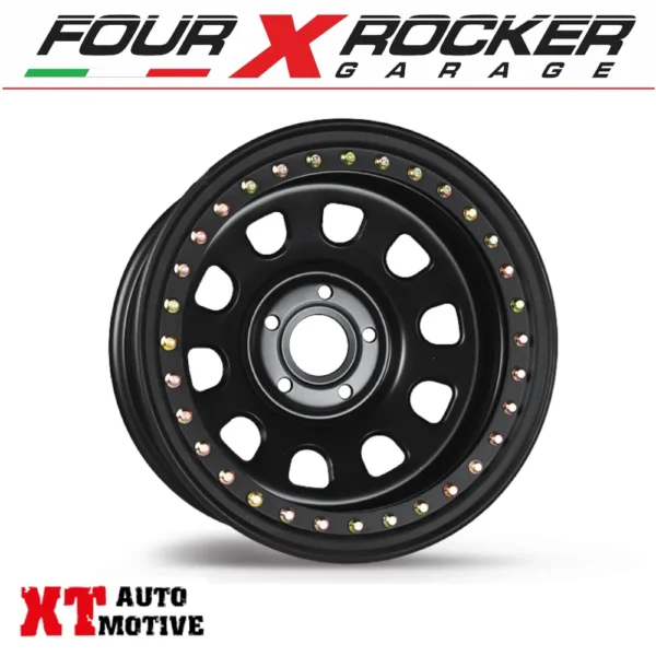 CERCHIO IN ACCIAIO XT AUTOMOTIVE DAYTONA BEADLOCK JEEP WRANGLER (JK - JL) - GLADIATOR JT - GRAND CHEROKEE (WJ - WH - WK - WK2) 17x8 ET -20