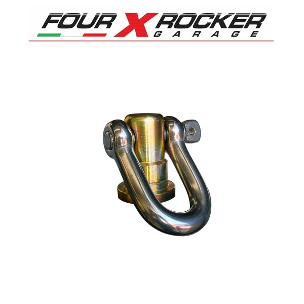 GANCIO GIREVOLE PER PARAURTI CON GRILLO U INOX - Four X Rocker