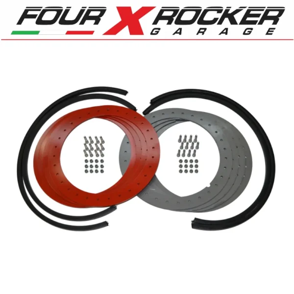 KIT FLANGE ANTISTALLONAMENTO BEADLOCK CON FLANGIA IN ACCIAIO