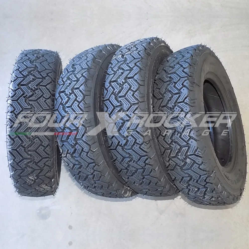 Demeras 4 Pneumatici In Gomma Per Auto RC 1/10 – Set Ruote Fuoristrada Con Cerchi, Nero, Per HSP E HPI - 2