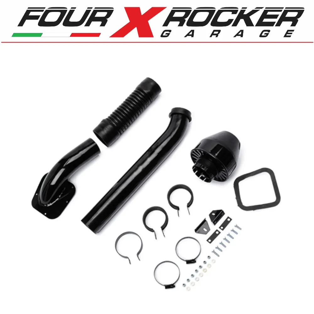 SNORKEL TUBOLARE METALLICO LAND ROVER SERIE 3 - DEFENDER fino al 200Tdi - immagine 3