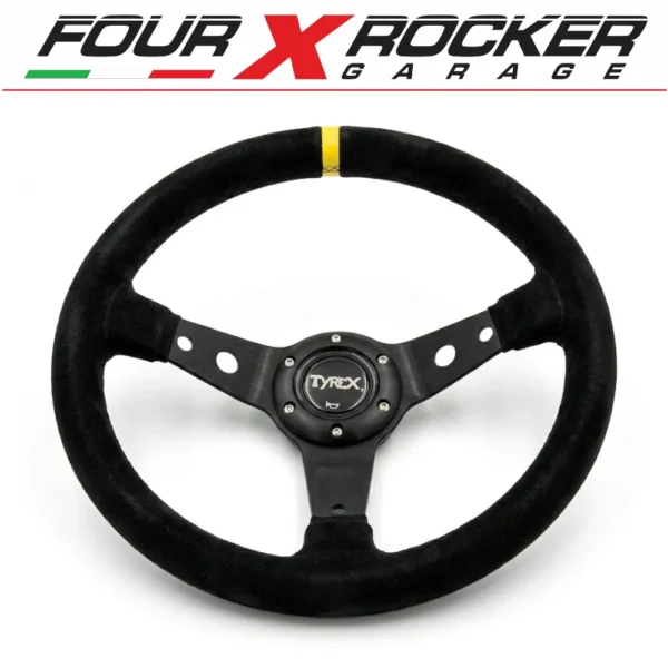 VOLANTE SPORTIVO A CALICE IN ALCANTARA TYREX 14"