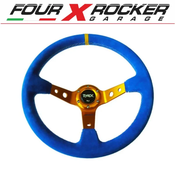 VOLANTE SPORTIVO A CALICE IN ALCANTARA TYREX 14"