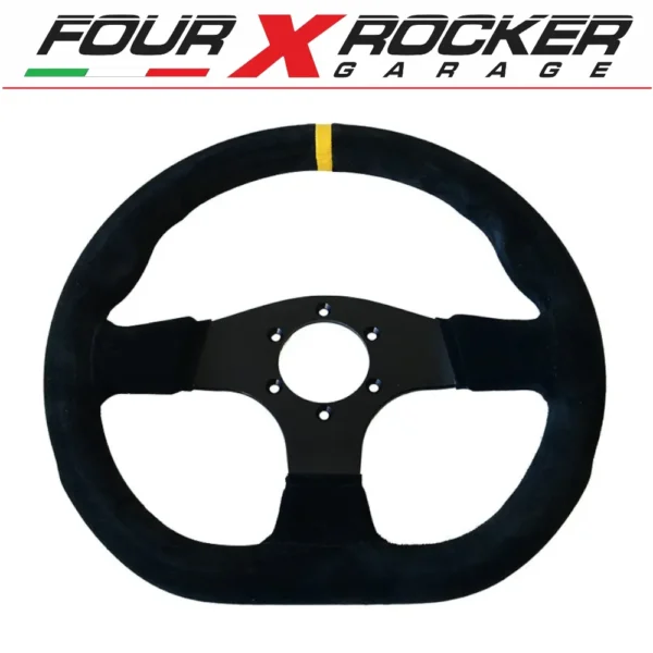 VOLANTE SPORTIVO ANATOMICO IN ALCANTARA 13"