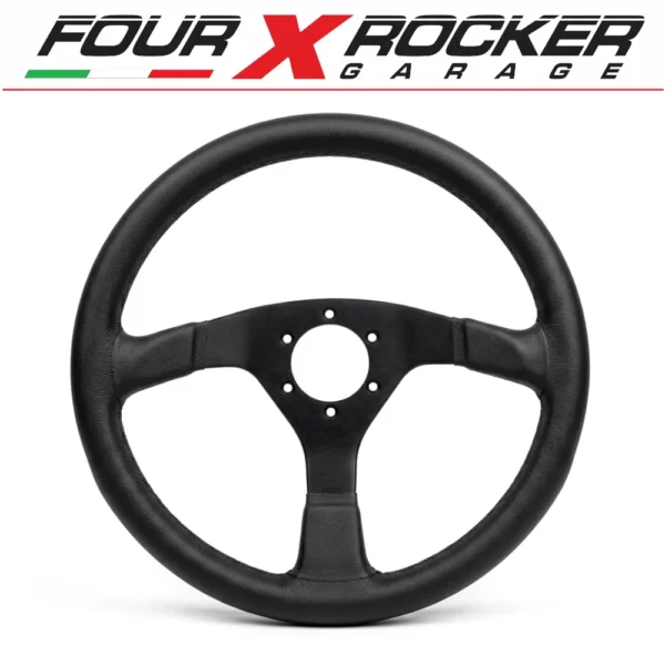 VOLANTE SPORTIVO IN PELLE TYREX 14"