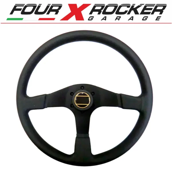 VOLANTE SPORTIVO IN PELLE TYREX 15"