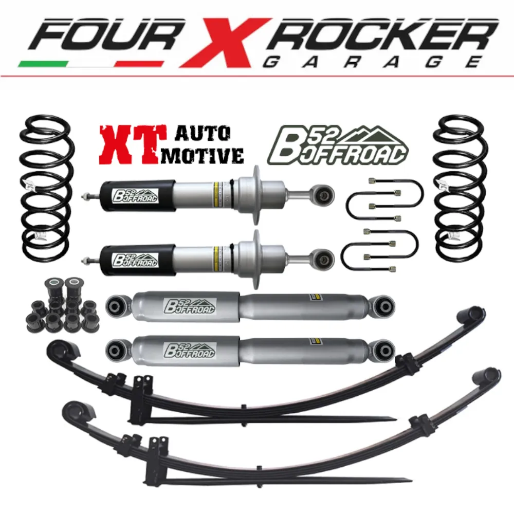 ASSETTO KIT RIALZO +5 CM B52 OFFROAD PER NISSAN NAVARA D40