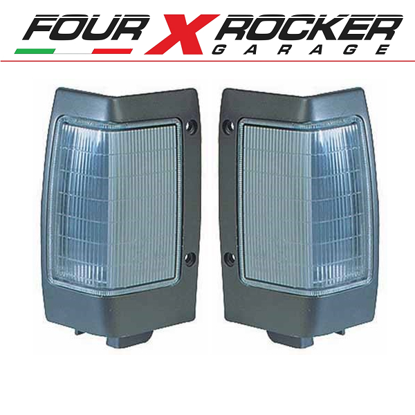 FANALE FANALINO ANTERIORE BIANCO CON CORNICE GRIGIA NISSAN KING CAB D21 93>97