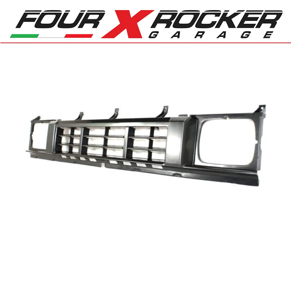 GRIGLIA MASCHERINA CALANDRA NERA / ARGENTO NISSAN KING CAB D21 86>92