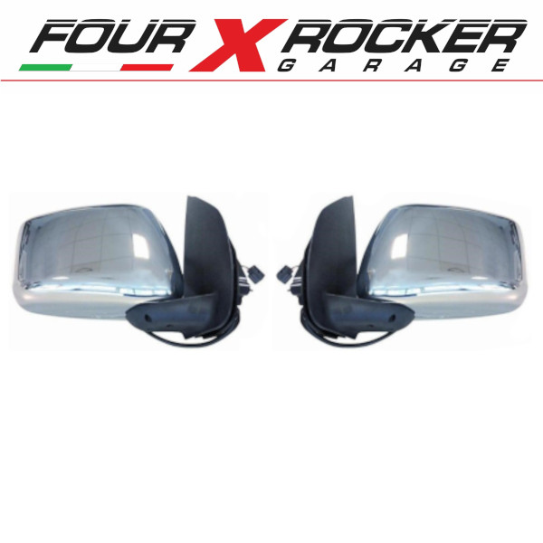 SPECCHIETTO RETROVISORE MANUALE CROMATO NISSAN NAVARA D40 - PATHFINDER R51 '05