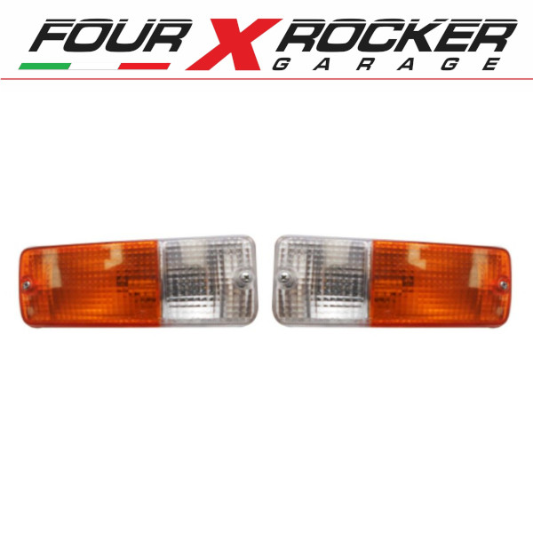 FANALE PARAURTI ANTERIORE BIANCO - ARANCIO SUZUKI SAMURAI - SJ