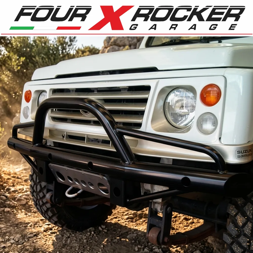 PARAURTI ANTERIORE TUBOLARE TIPO A CON A-BAR SUZUKI SAMURAI - SANTANA - SJ