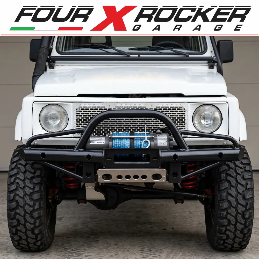PARAURTI ANTERIORE TUBOLARE TIPO B CON A-BAR SUZUKI SAMURAI - SANTANA - SJ