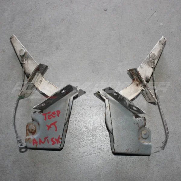 Coppia cerniere cofano motore anteriore Jeep Cherokee XJ