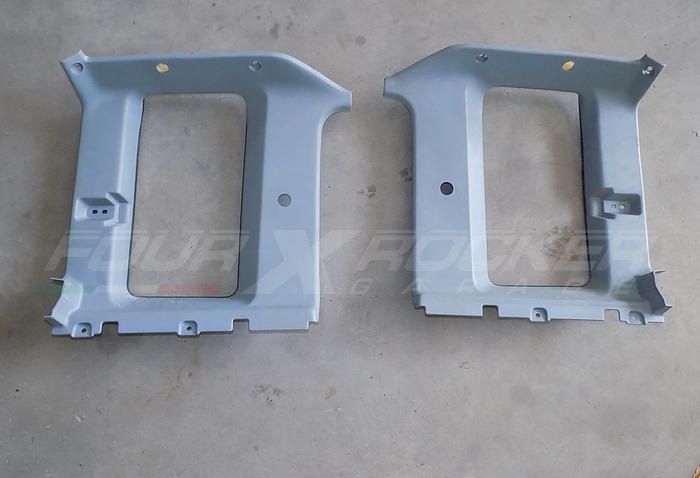 Coppia kit pannelli cornici posteriori superiori abitacolo Nissan King Cab D21 / Tipo 2