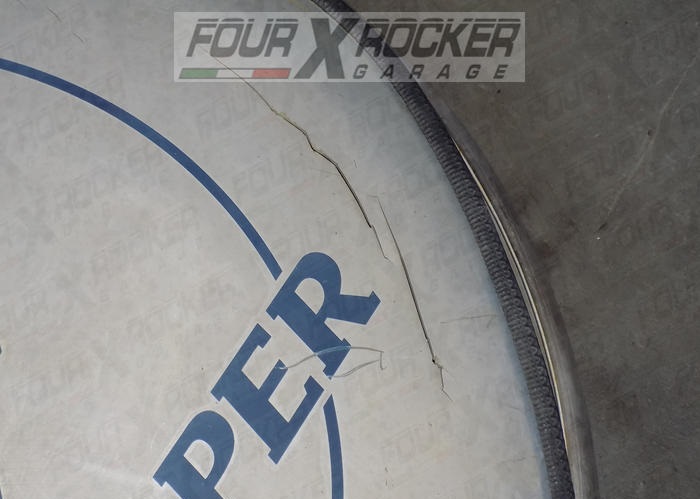 Cover copriruota di scorta in acciaio Hyundai Galloper - Four X Rocker