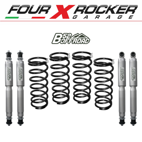 ASSETTO KIT DI RIALZO +5cm B52 per LAND ROVER DEFENDER 90 - DISCOVERY 1