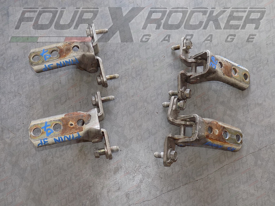 Coppia cerniere portiere sportelli anteriori Mitsubishi Pajero Pinin