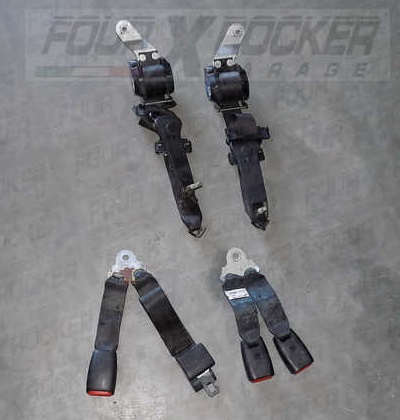 Coppia cinture di sicurezza posteriori + starter Jeep Cherokee XJ 97>01