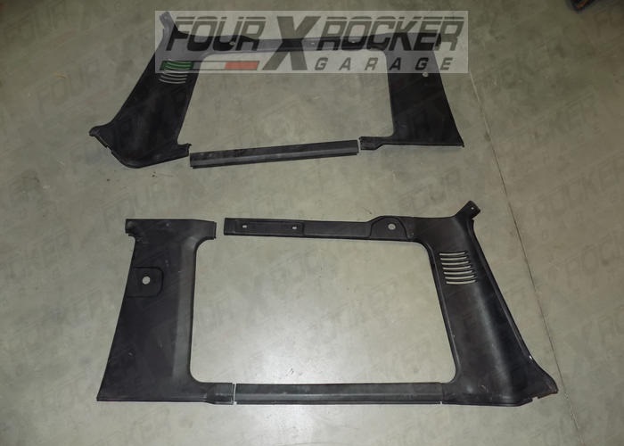Coppia cover pannelli rivestimento posteriore vetri laterali Hyundai Galloper