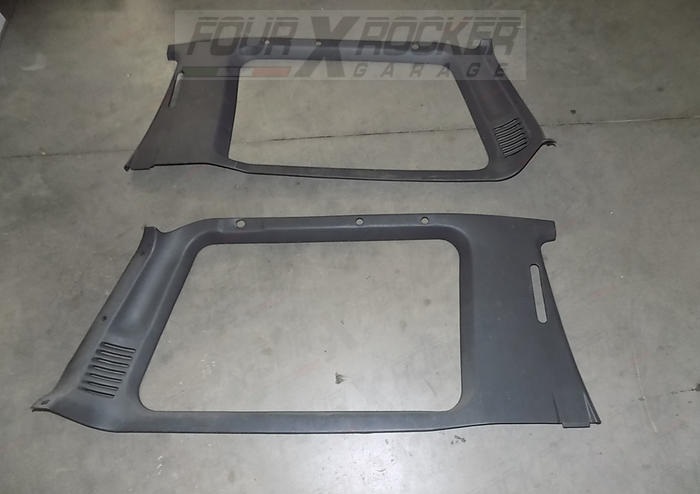 Coppia cover pannelli rivestimento posteriore vetri laterali MB645815 - MB645816 Mitsubishi Pajero 2