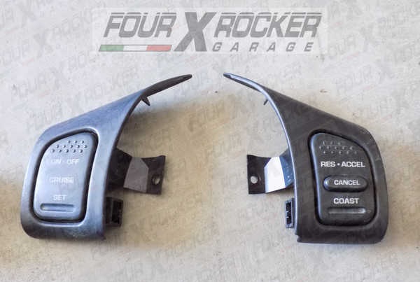 Coppia interruttori pulsanti multifunzione sterzo volante Jeep Grand Cherokee WJ 99-04