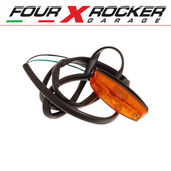 FRECCIA PARAFANGO LATERALE ARANCIO LAND ROVER SERIE III - DEFENDER fino al 200 TDI - RANGE ROVER CLASSIC fino al 1985