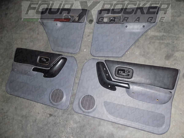 N.4 pannelli portiere Jeep Cherokee XJ 2.5td SPORT 5 porte 97>01