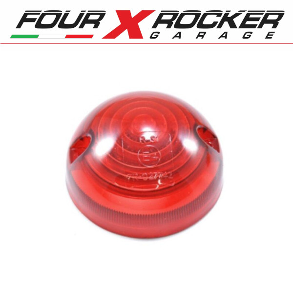 LENTE FARO FANALE POSTERIORE STOP &ndash; POSIZIONE ROSSO LAND ROVER SERIE IIA &ndash; III &ndash; DEFENDER fino al 200 TDI