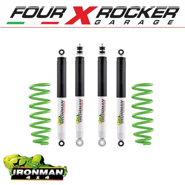 ASSETTO KIT RIALZO A MOLLE +5CM IRONMAN MITSUBISHI PAJERO 1 - HYUNDAI GALLOPER