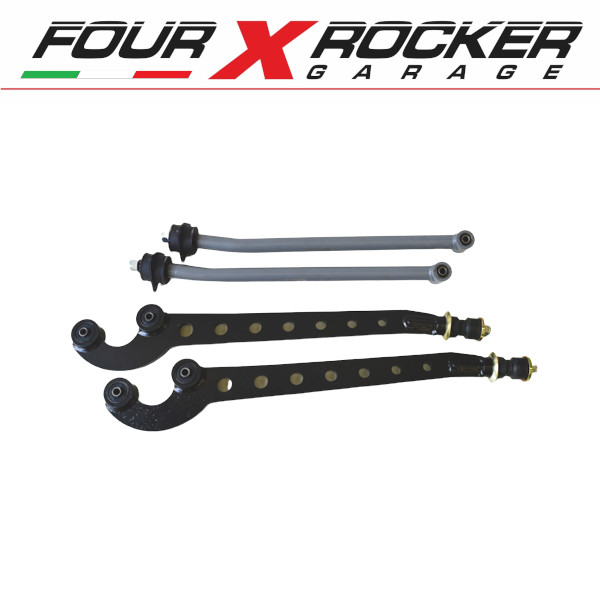 KIT COPPIA PUNTONI ANTERIORI - POSTERIORI CON CORREZIONE LAND ROVER DEFENDER - DISCOVERY 1 - RANGE ROVER CLASSIC