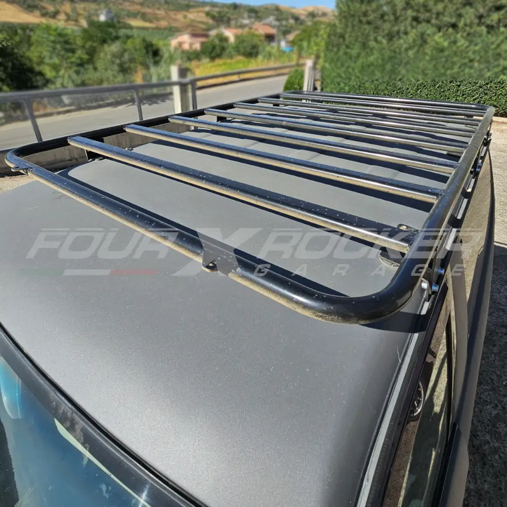 Cross Auto Accessories - Barre Portatutto In Alluminio Per Toyota Land Cruiser Prado 120 (2002-2008) - Set Da 2, Nere, Carico 75 Kg - 6