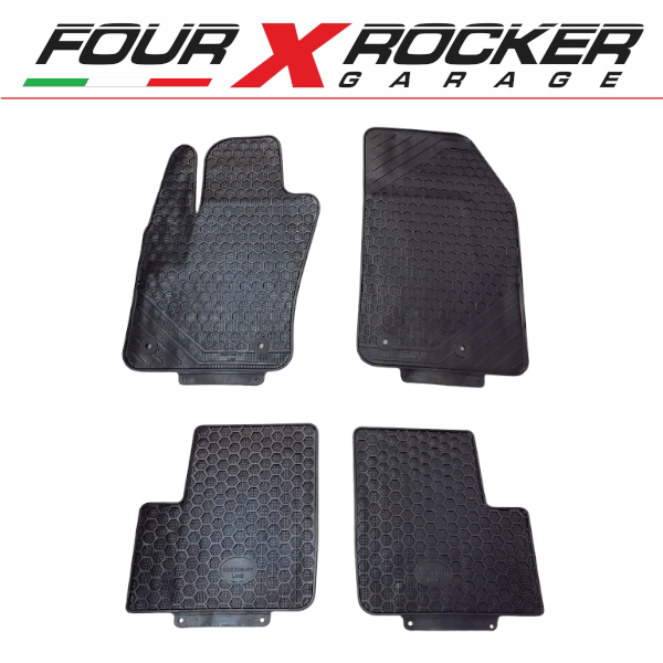 Goodyear 77096 Set Tappeti Gomma Universali, Sagomabili, 2 Pezzi, Marrone