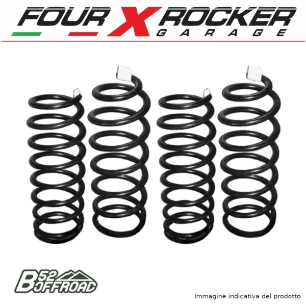 KIT N°4 MOLLE +5 cm B52 OFFROAD PER LAND ROVER DEFENDER 90 - DISCOVERY 1