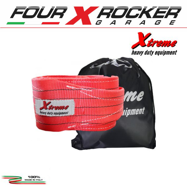 Cinghia Recupero 2.5cm Cinghia Recupero 2,5x9,1m - Nylon Per Traino Fuoristrada E Soccorso