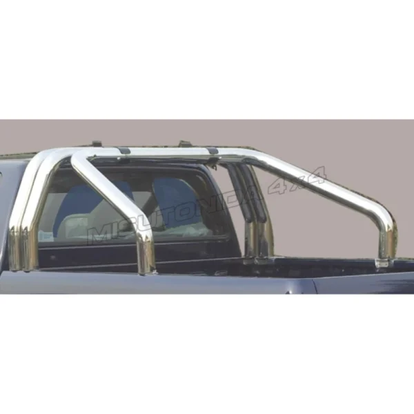 ROLL BAR CROMATO MISUTONIDA PER NISSAN NAVARA D40 10>15