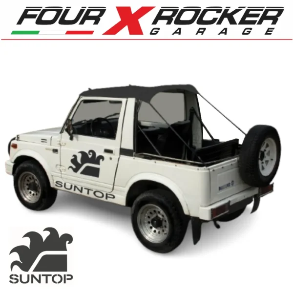 CAPOTE BIKINI DENIM NERO SUNTOP SUZUKI SAMURAI - SANTANA - SJ