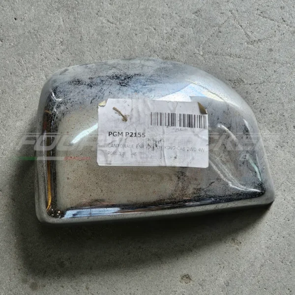 CANTONALE IN ACCIAIO CROMATO PER PARAURTI ANTERIORE DX (lato passeggero) NISSAN KING CAB D21