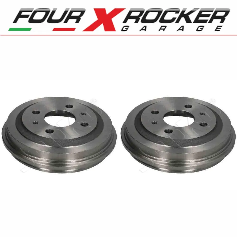 COPPIA TAMBURI FRENI POSTERIORI FIAT PANDA 4x4 1' serie (141)